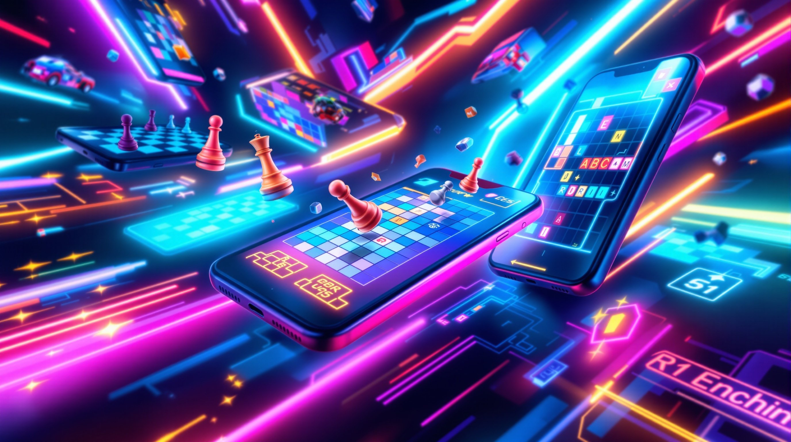 Showcase de jogos mobile de habilidade e estratégia